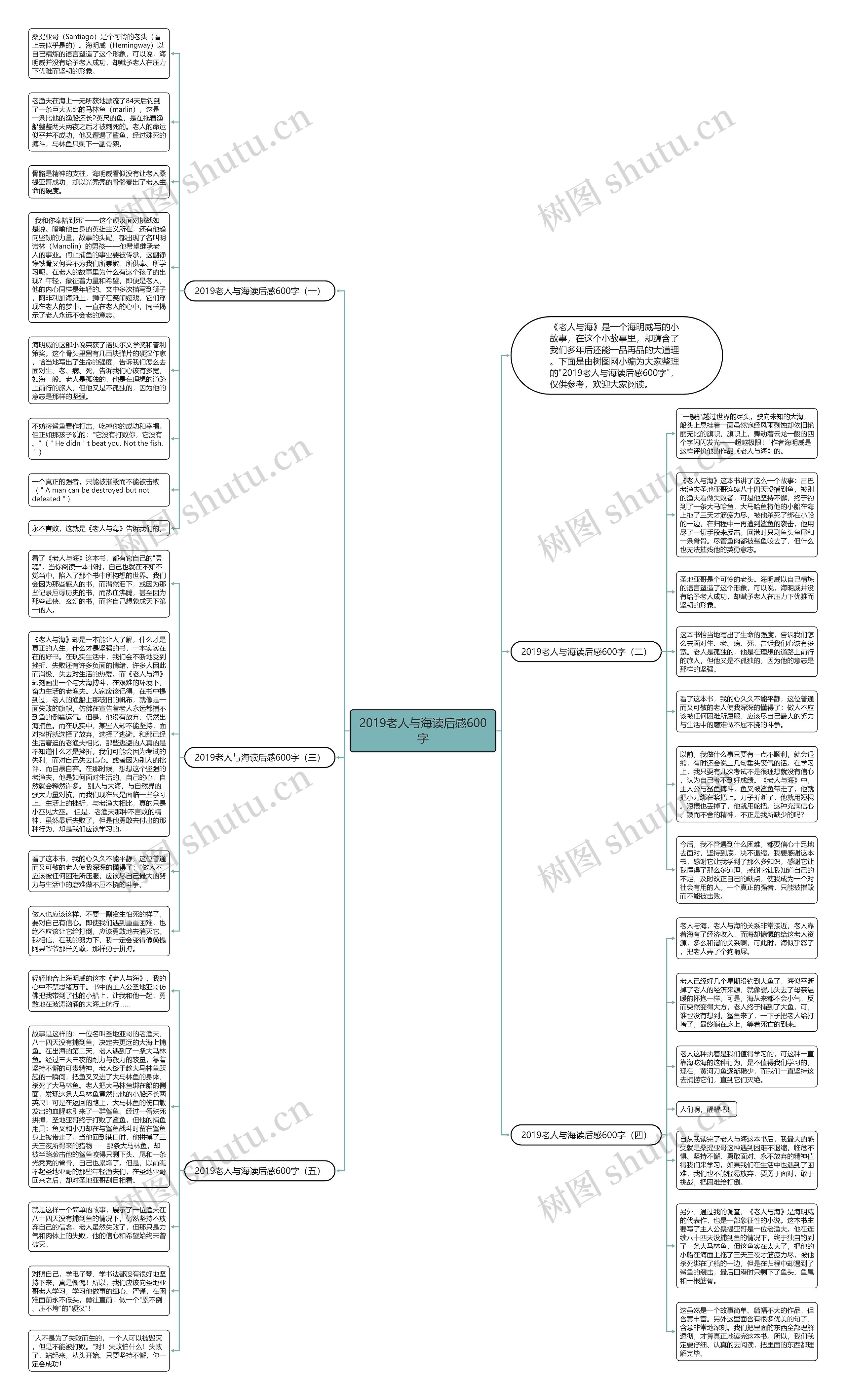 2019老人与海读后感600字
