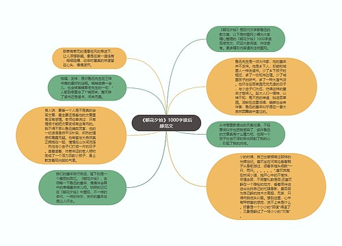 《朝花夕拾》1000字读后感范文