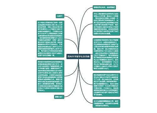 高考升学宴学生发言稿