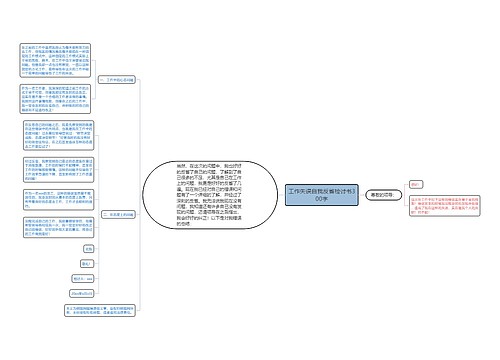 工作失误自我反省检讨书300字
