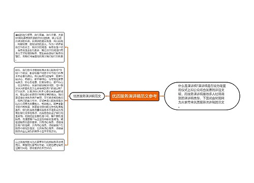 优质服务演讲稿范文参考