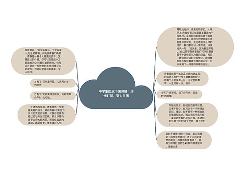 中学生国旗下演讲稿：珍惜时间，努力拼搏