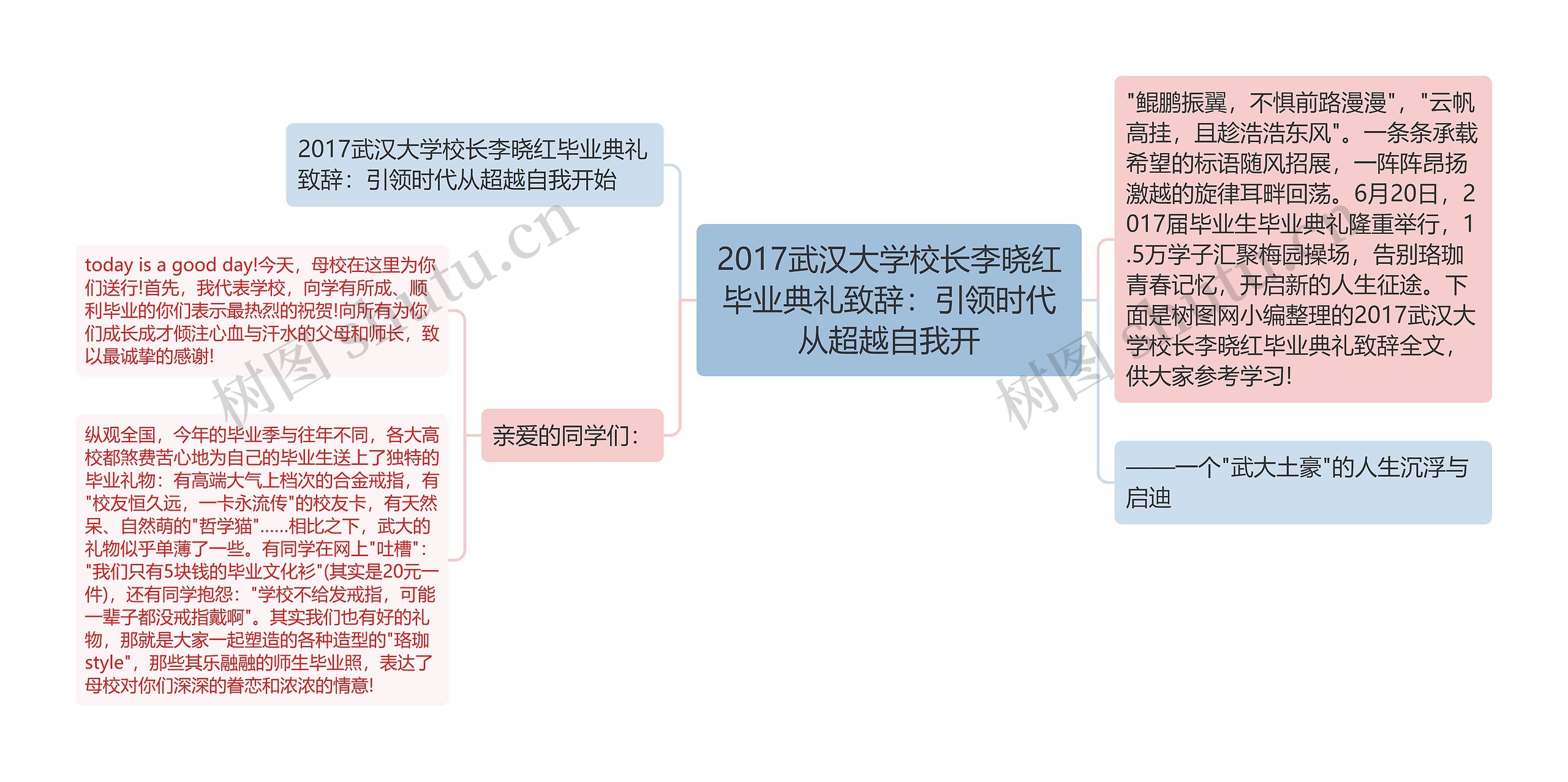 2017武汉大学校长李晓红毕业典礼致辞：引领时代从超越自我开