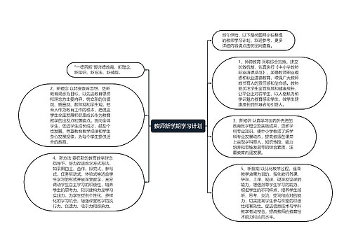 教师新学期学习计划