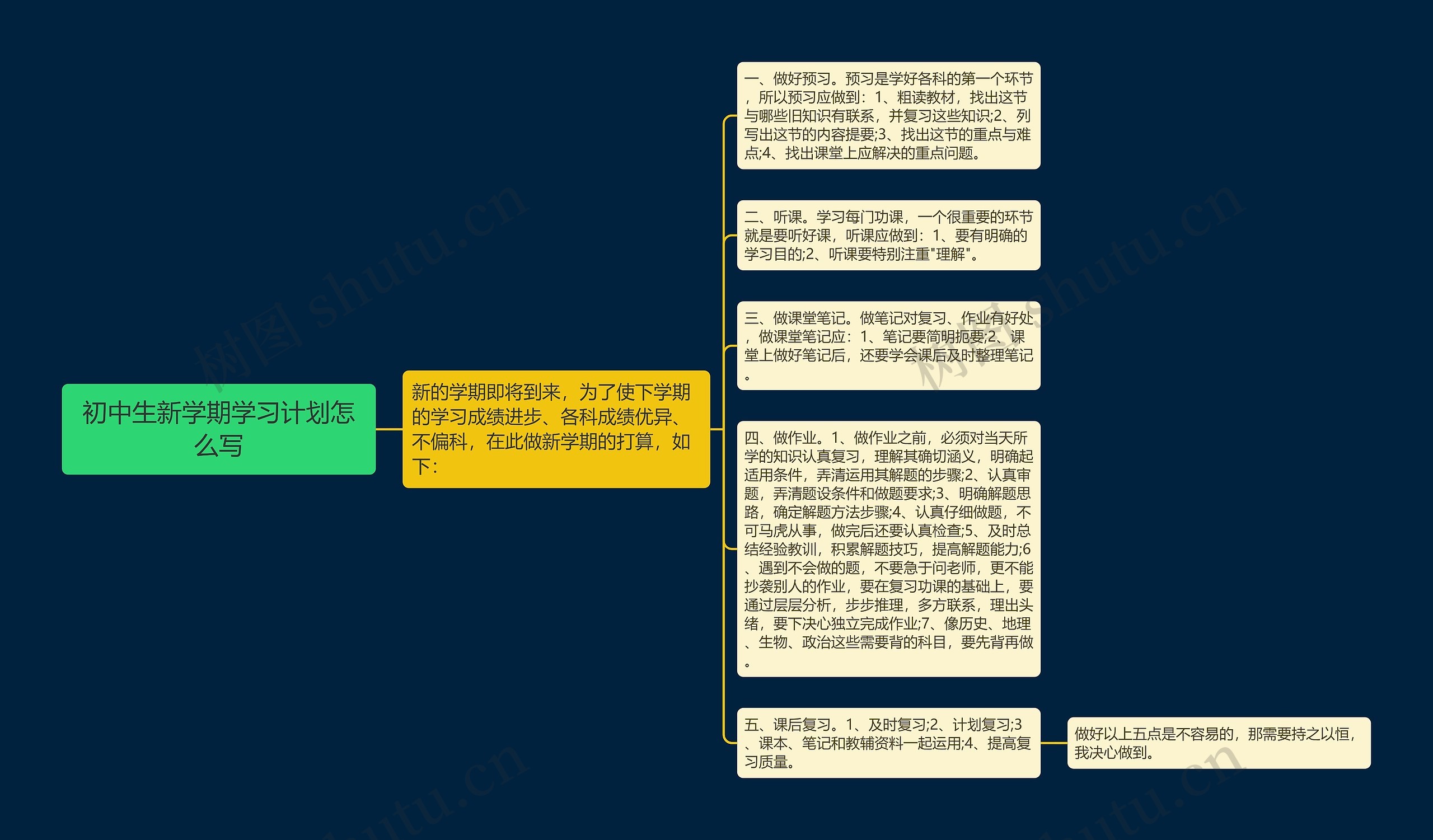 初中生新学期学习计划怎么写