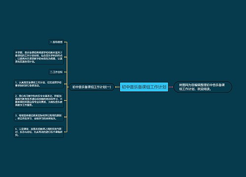 初中音乐备课组工作计划