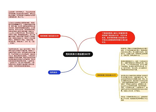 荆轲刺秦王读后感300字