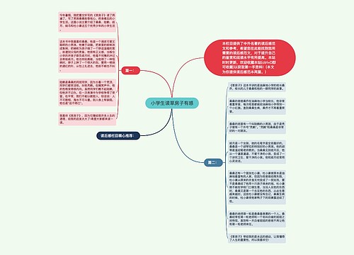 小学生读草房子有感