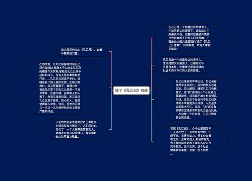 读了《孔乙己》有感