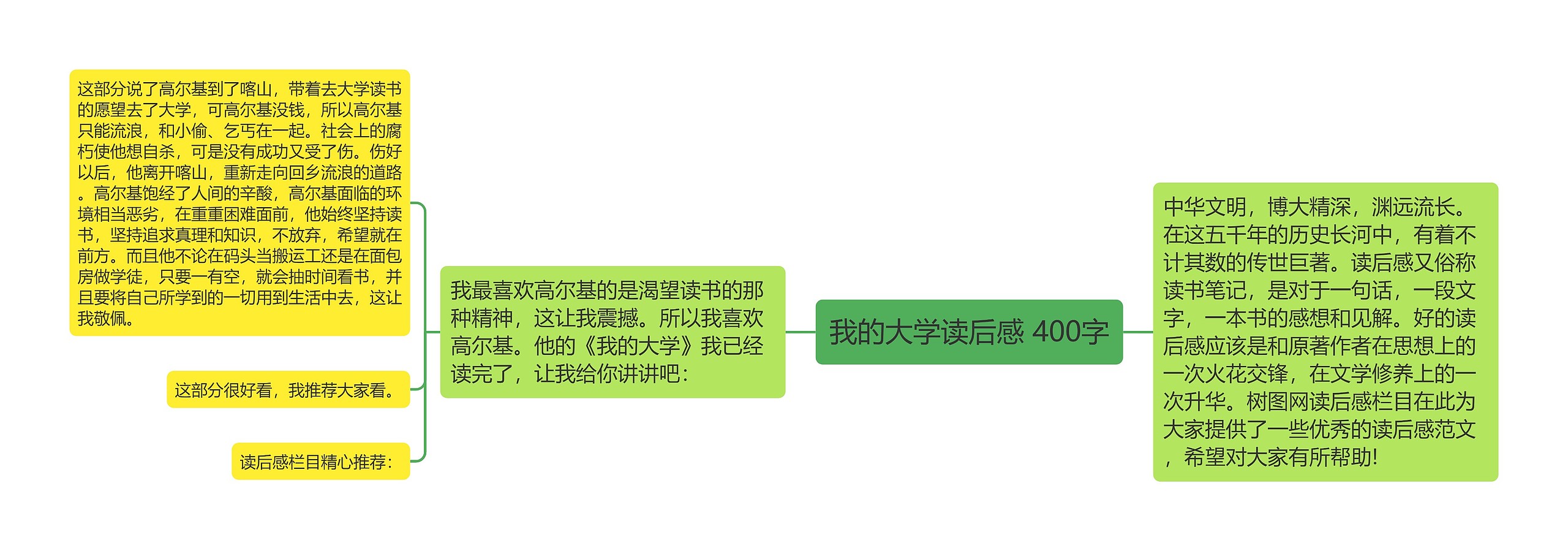 我的大学读后感 400字