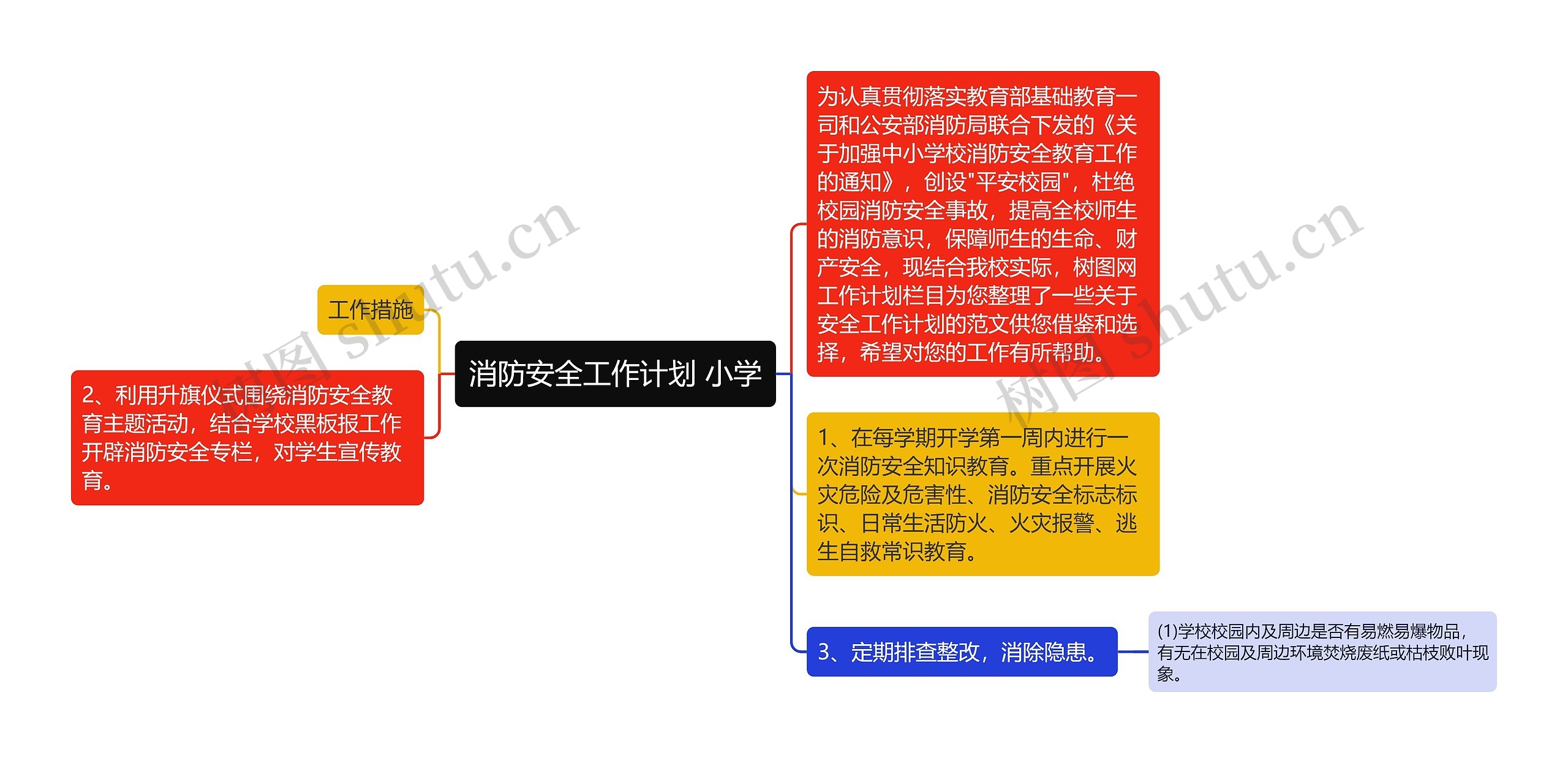 消防安全工作计划 小学