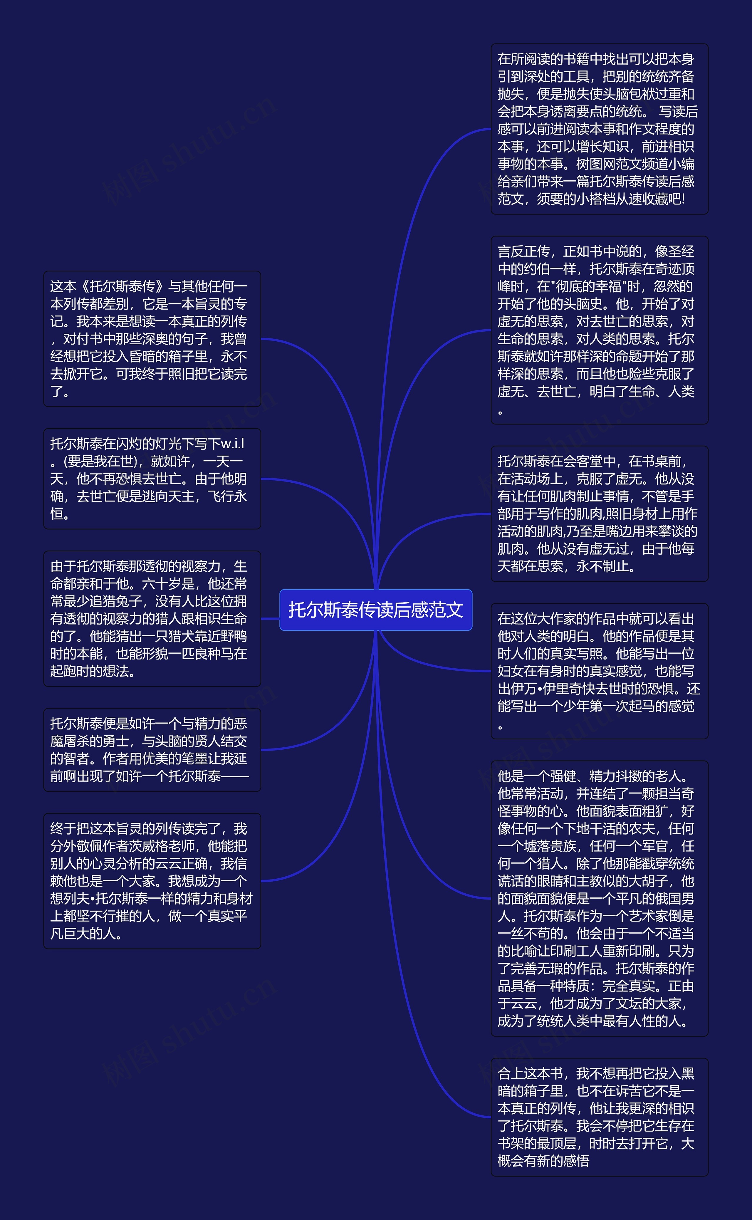 托尔斯泰传读后感范文