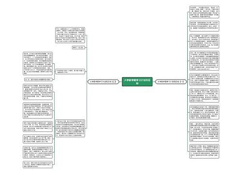 大学新学期学习计划和目标