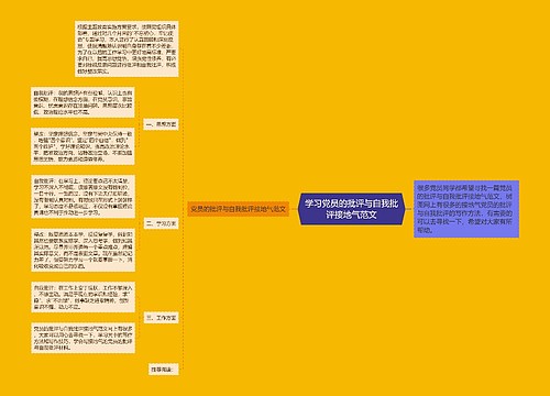 学习党员的批评与自我批评接地气范文