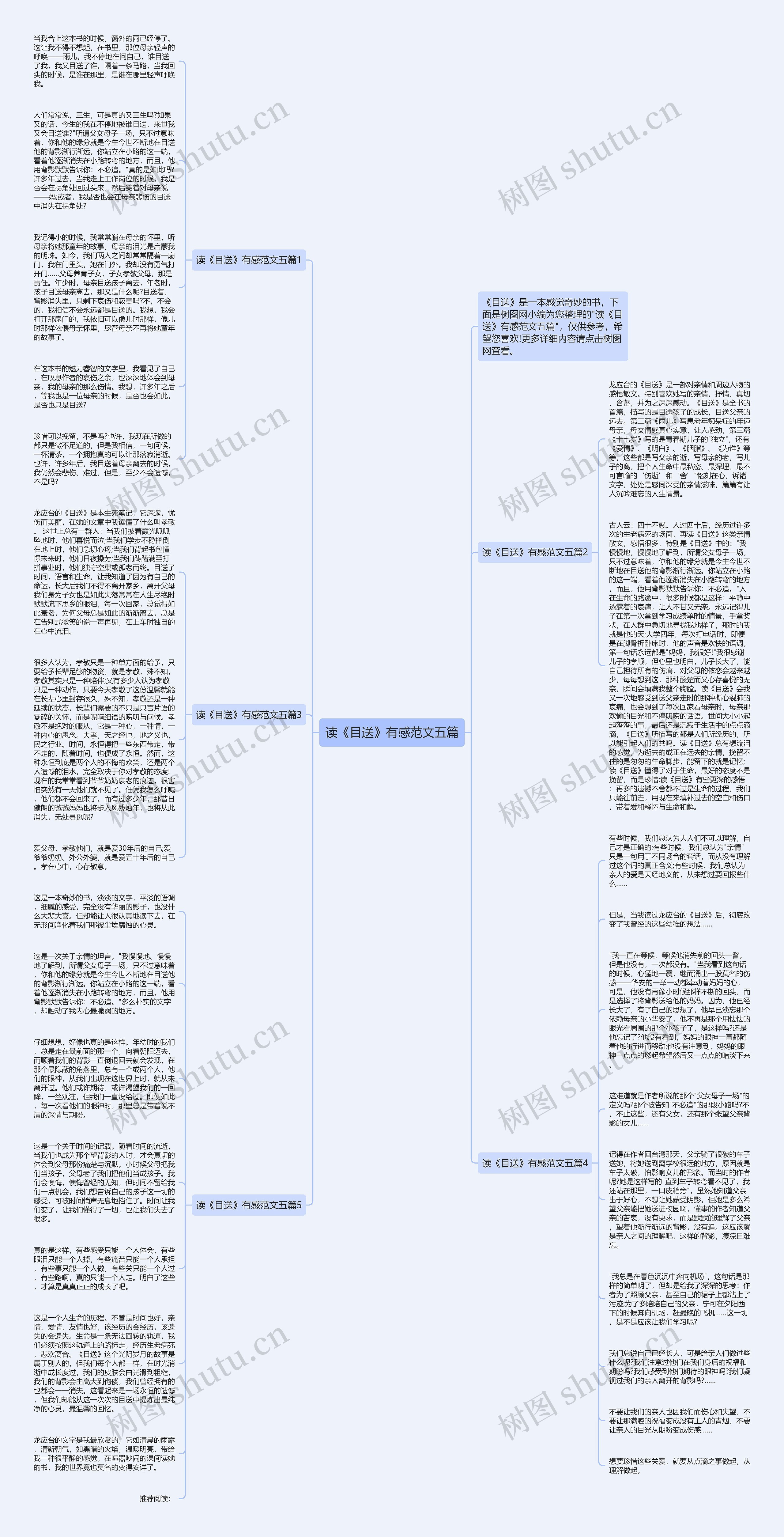 读《目送》有感范文五篇思维导图