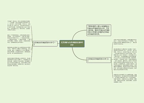 红玫瑰与白玫瑰读后感400字