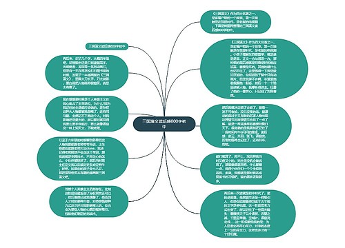 三国演义读后感800字初中