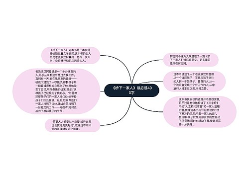 《桥下一家人》读后感400字