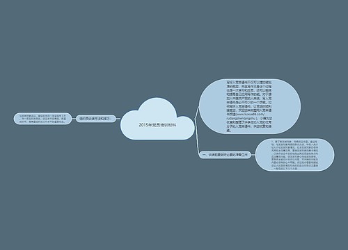 2015年党员培训材料