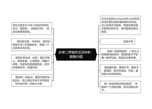 小学二年级作文200字：自我介绍