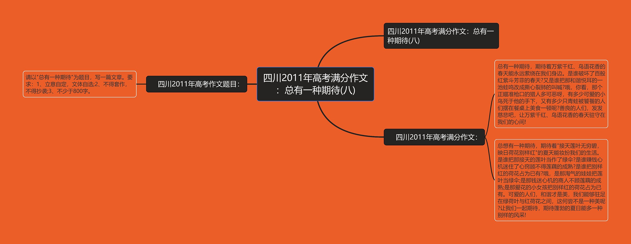 四川2011年高考满分作文：总有一种期待(八)