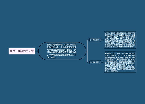 协会工作计划书范文