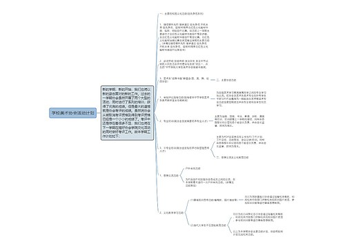 学校美术协会活动计划