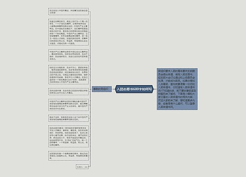 入团志愿书600字如何写