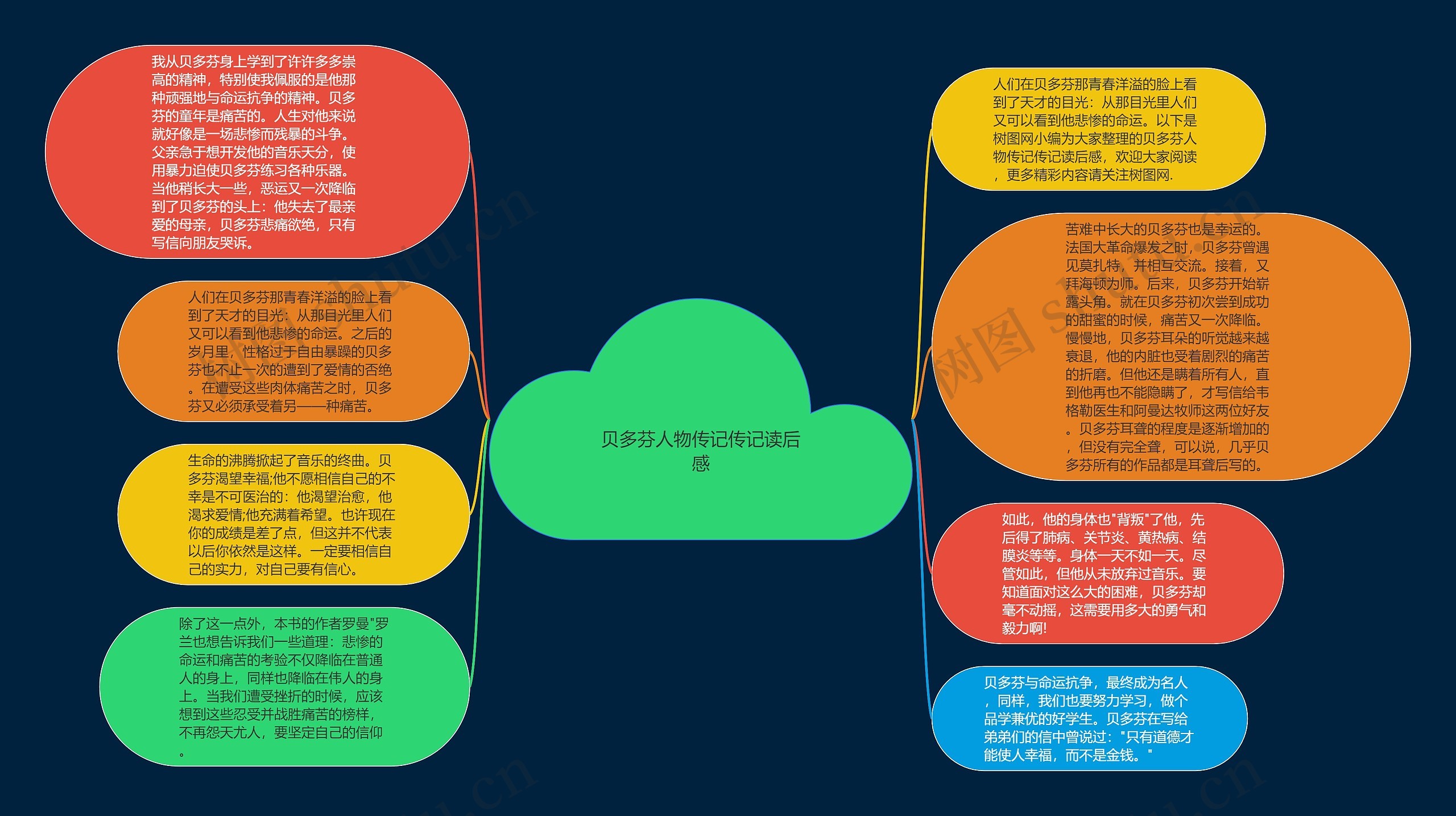 贝多芬人物传记传记读后感思维导图