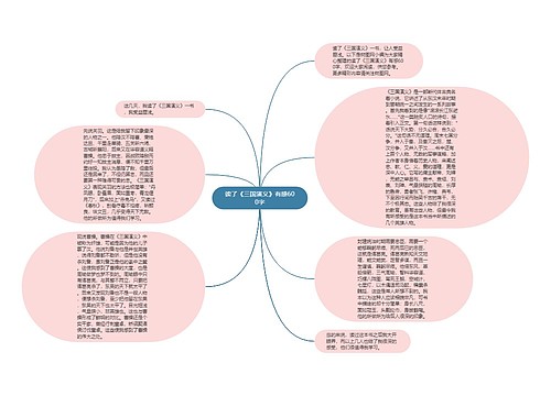 读了《三国演义》有感600字