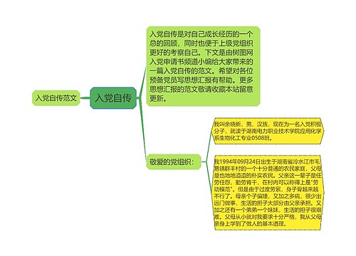 入党自传