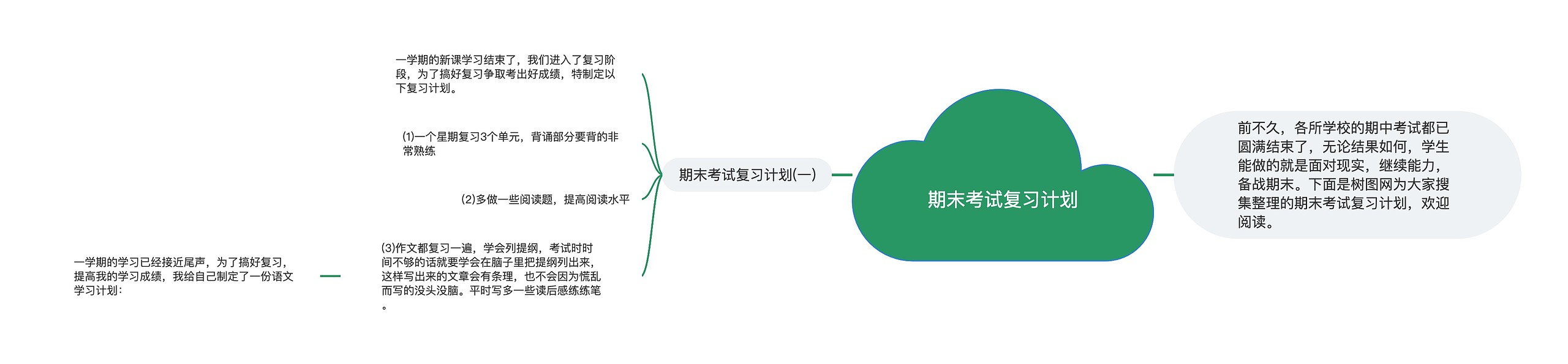 期末考试复习计划