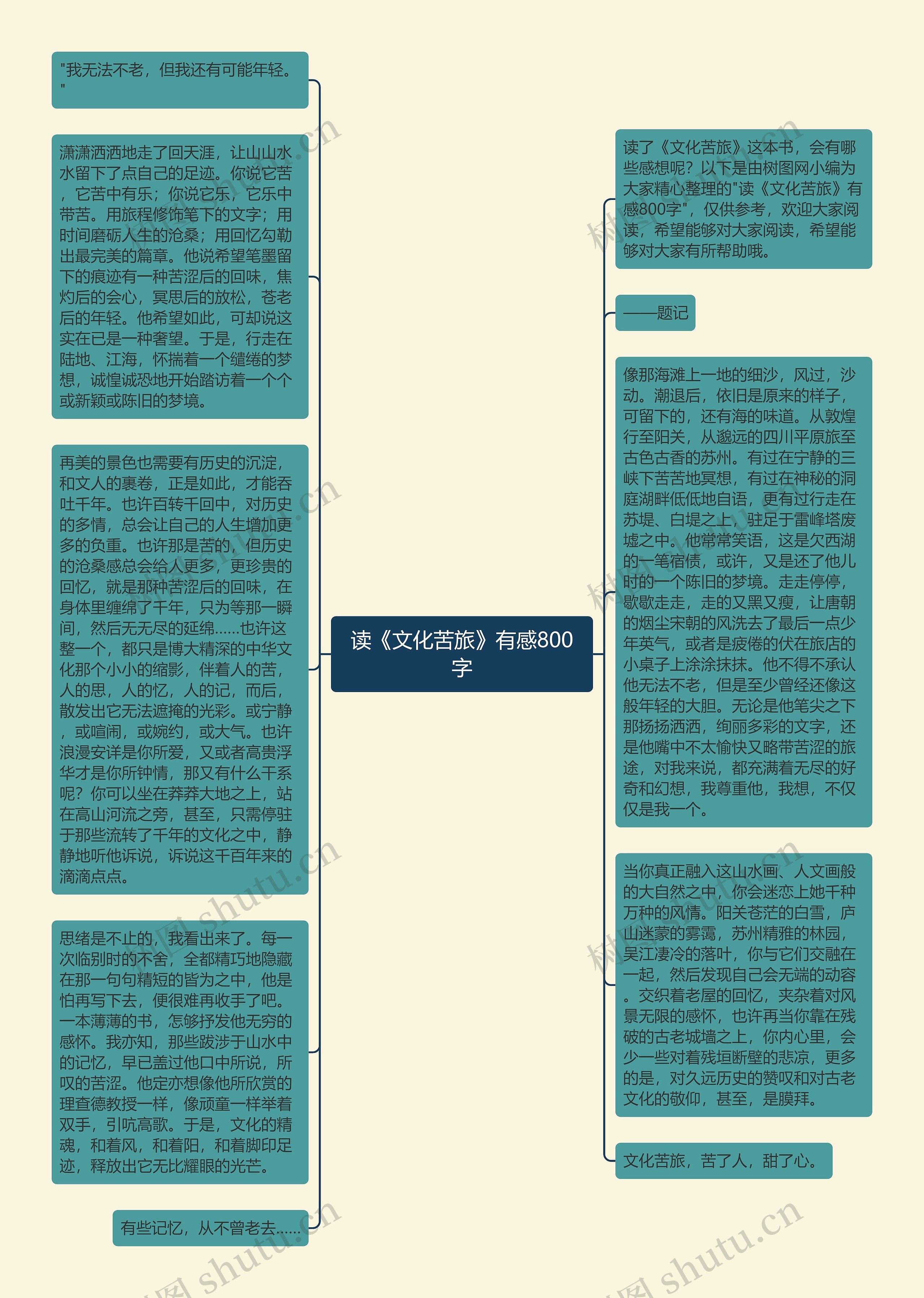 读《文化苦旅》有感800字