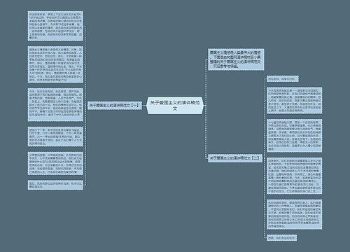 关于爱国主义的演讲稿范文