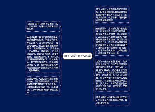 读《围城》有感500字