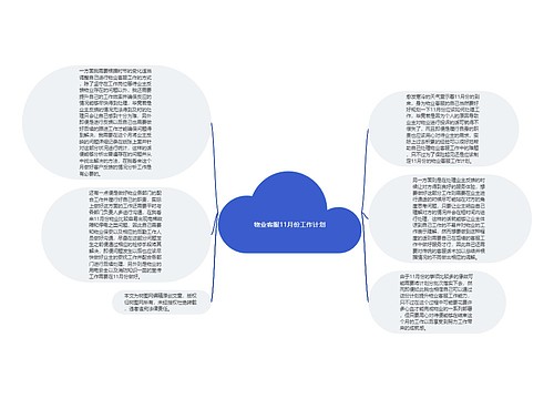 物业客服11月份工作计划