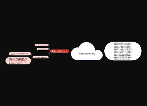 珍爱生命演讲稿小学生