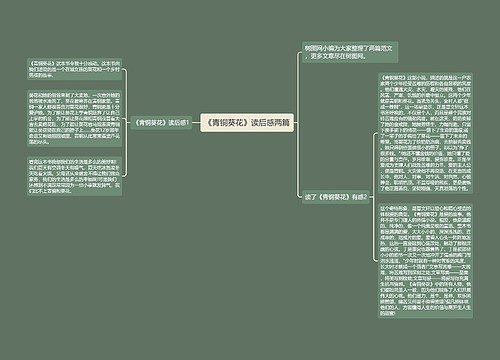 《青铜葵花》读后感两篇