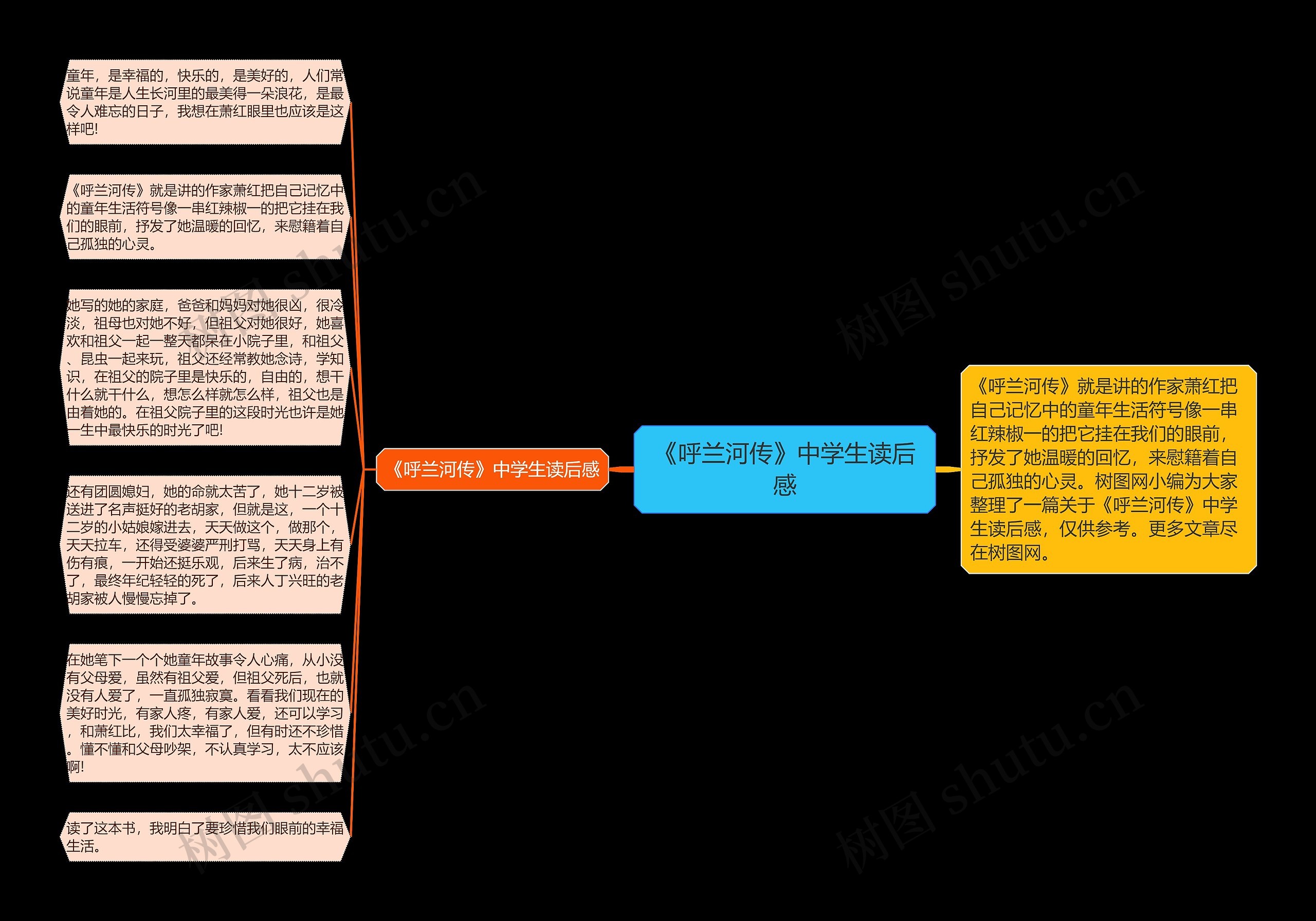 《呼兰河传》中学生读后感