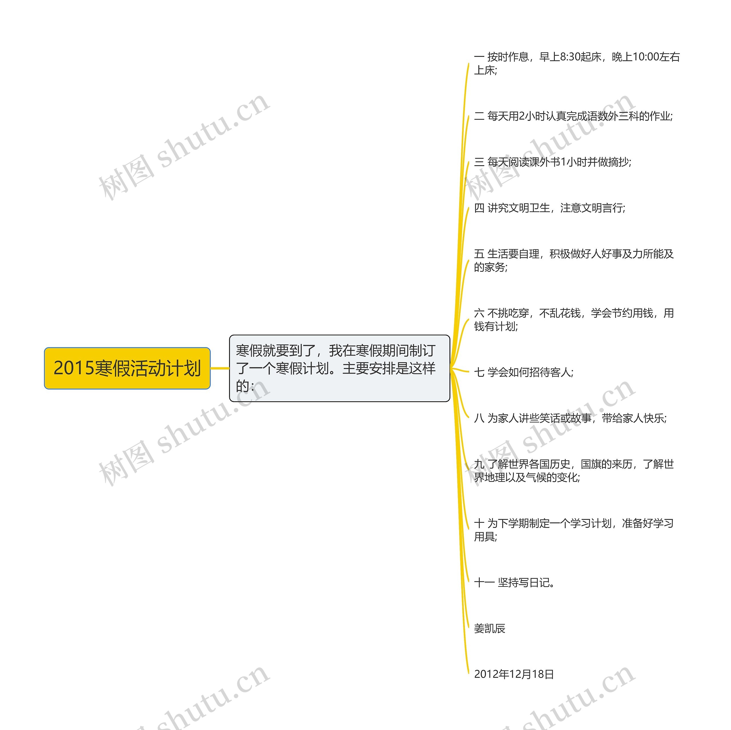 2015寒假活动计划