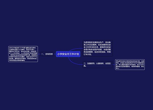 小学安全月工作计划