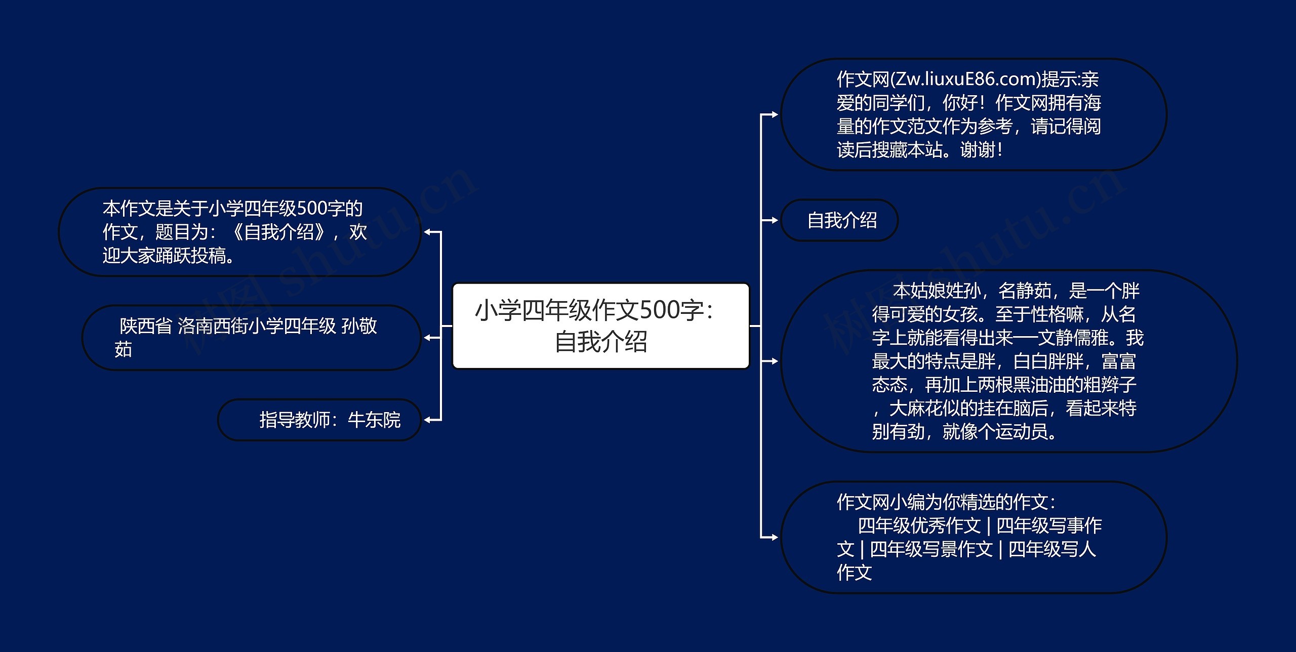 小学四年级作文500字：自我介绍