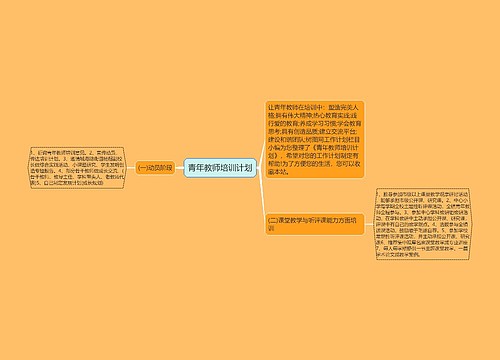 青年教师培训计划