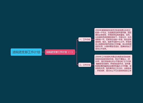 法院团支部工作计划