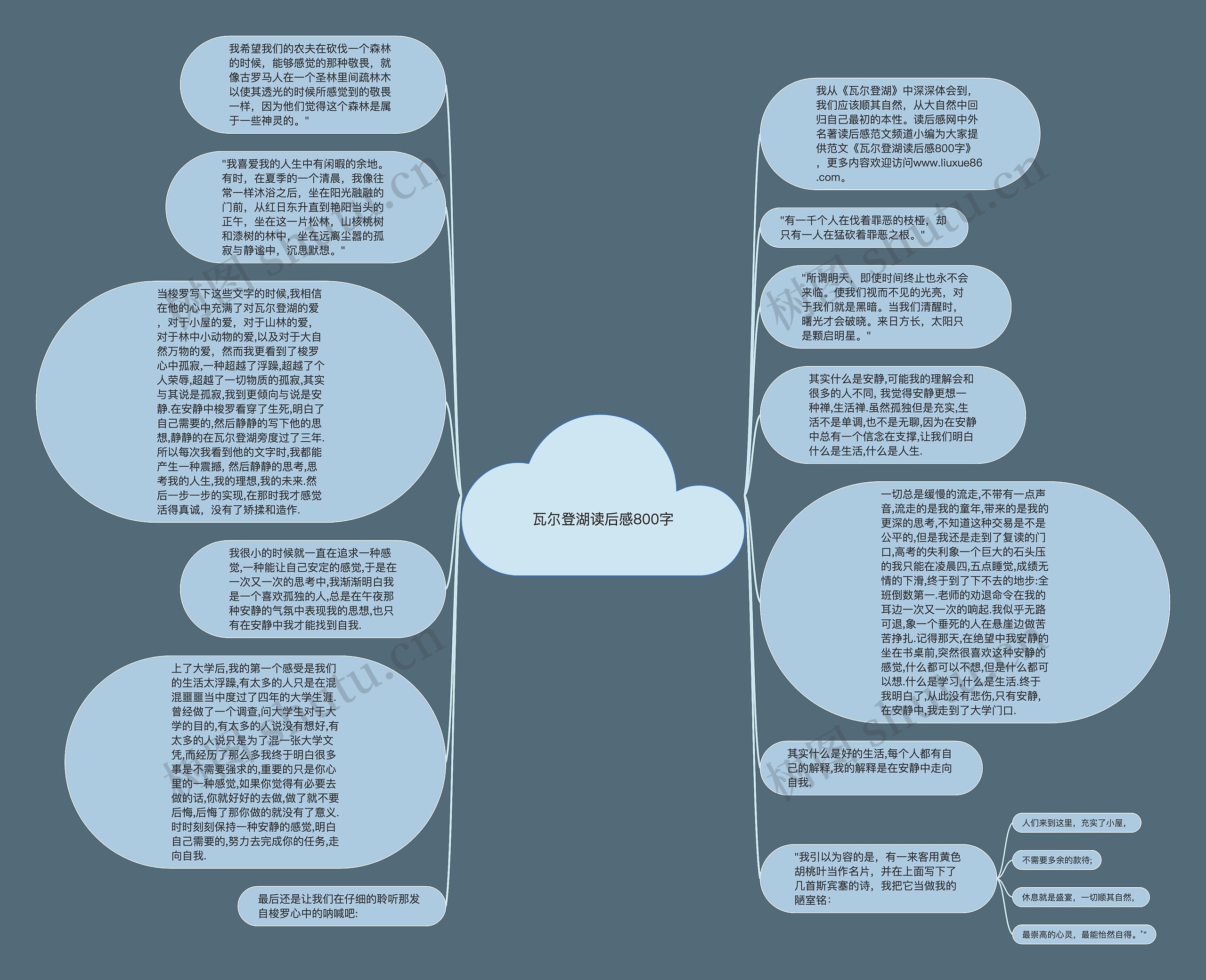 瓦尔登湖读后感800字