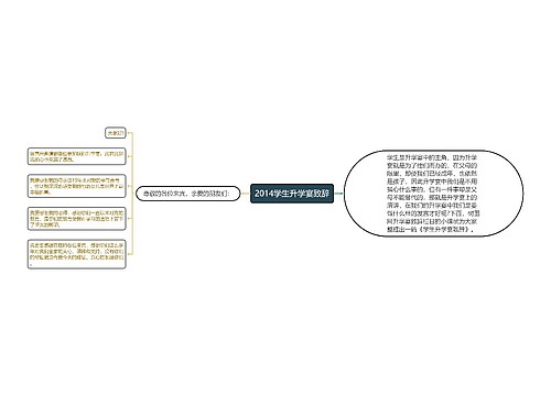 2014学生升学宴致辞