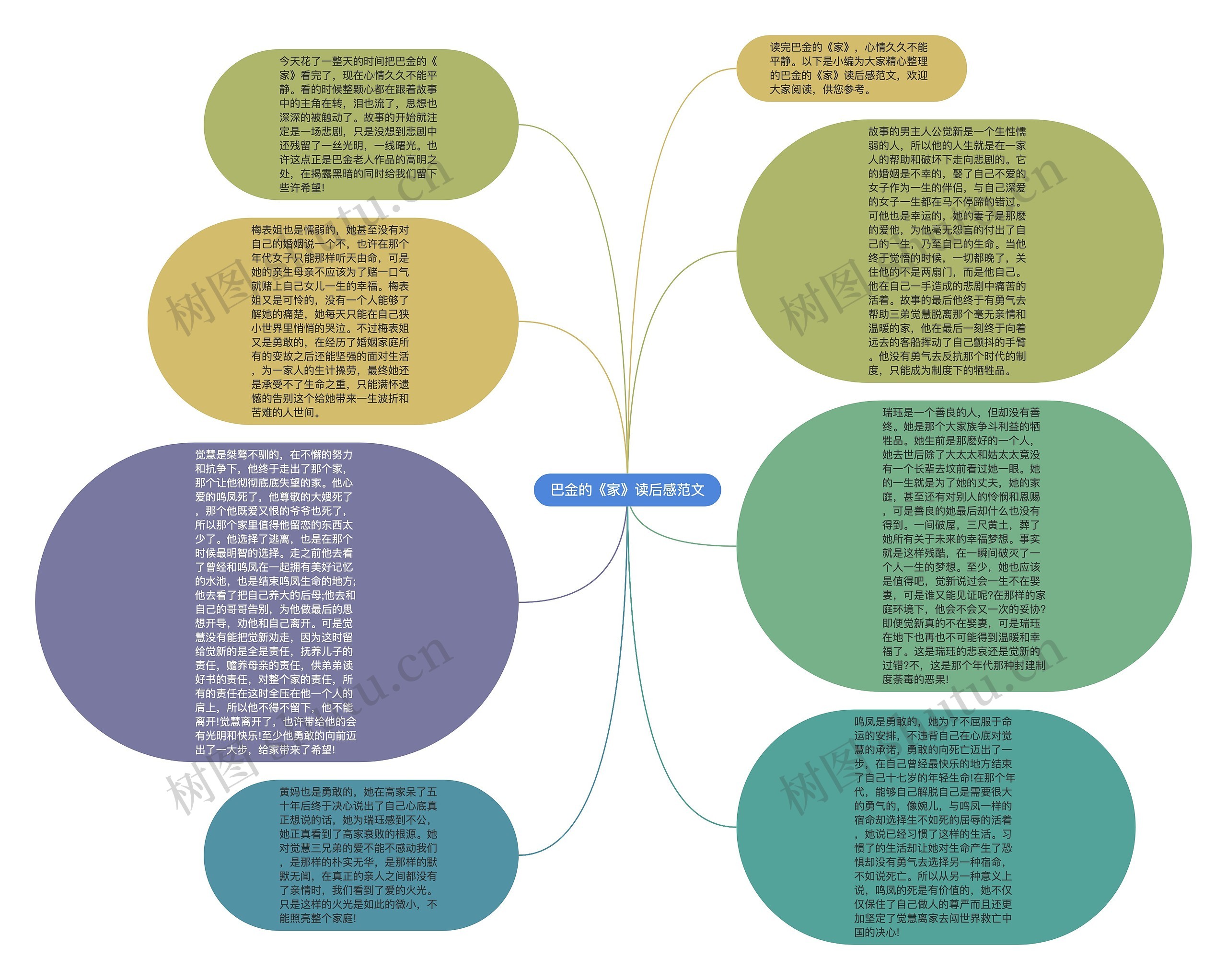 巴金的《家》读后感范文