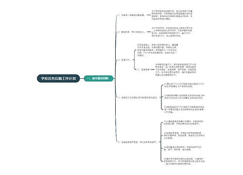 学校总务后勤工作计划