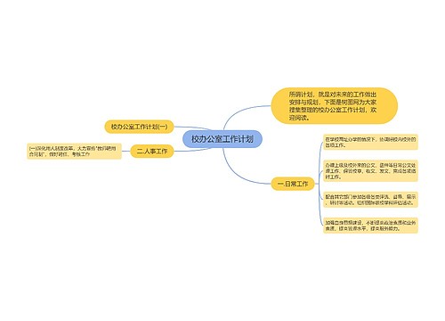 校办公室工作计划