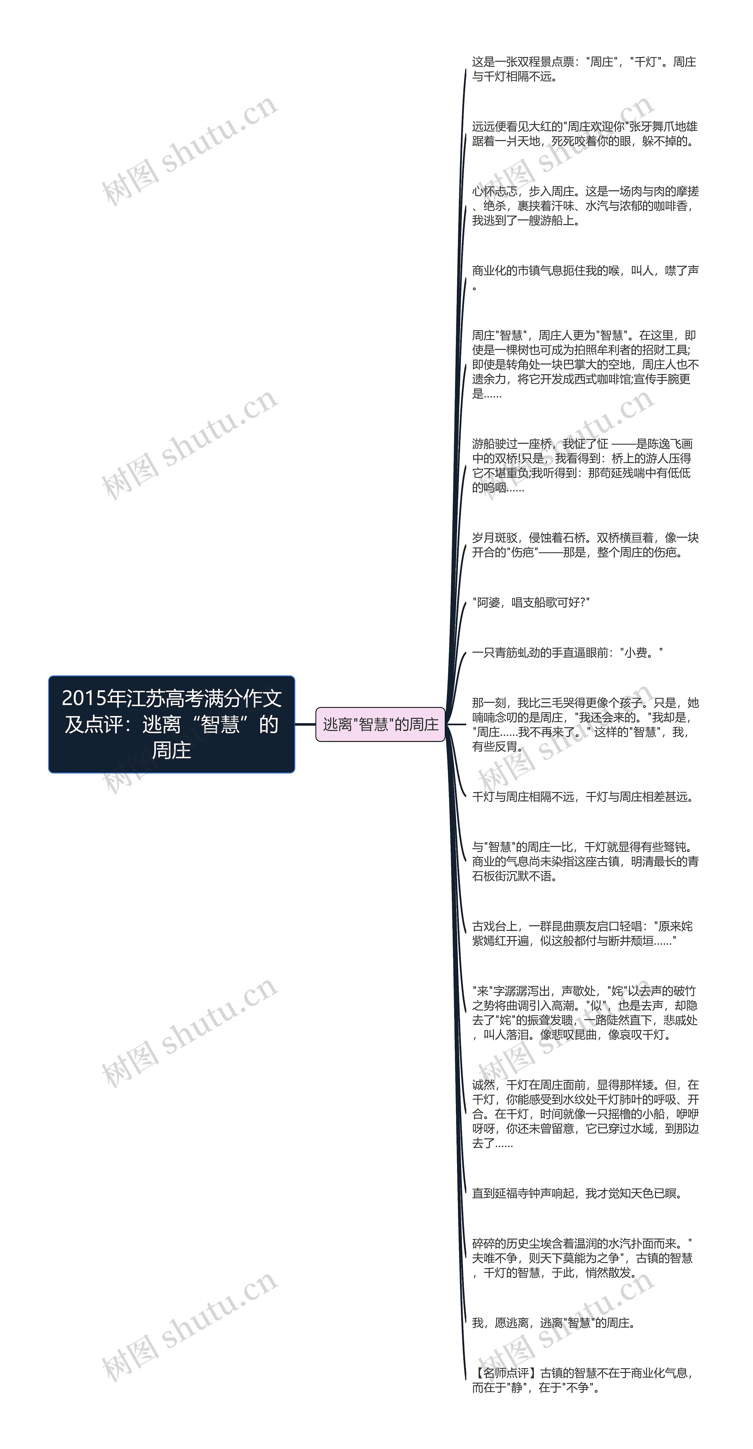 2015年江苏高考满分作文及点评：逃离“智慧”的周庄